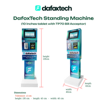 Load image into Gallery viewer, DafoxTech Kiosk (Tabletop and Standee) Available

